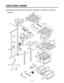 Section 4 parts for Lg Refrigerator LRSC26944SW / ASWCLGA from AppliancePartsPros.com