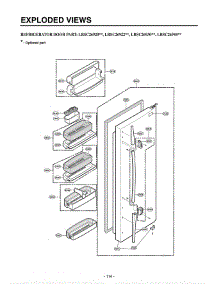 Section 2 parts for Lg Refrigerator LRSC26930SW / ASWCLGA from AppliancePartsPros.com