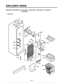 Section 3 parts for Lg Refrigerator LRSC26930SW / ASWCLGA from AppliancePartsPros.com