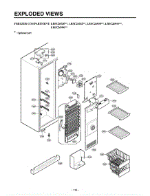 Section 3 parts for Lg Refrigerator LRSC26922SW / ASWCLGB from AppliancePartsPros.com