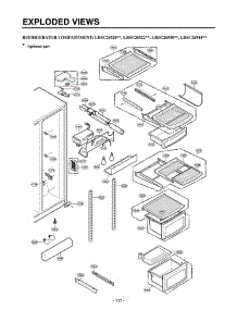Section 4 parts for Lg Refrigerator LRSC26922SW / ASWCLGB from AppliancePartsPros.com
