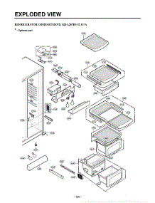 Section 4 parts for Lg Refrigerator LRSC26941SW / ASWCLGB from AppliancePartsPros.com