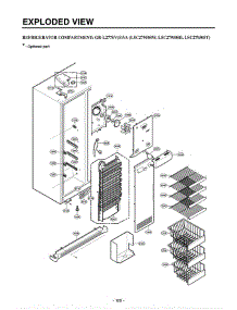 Section 3 parts for Lg Refrigerator LSC27950ST / ASTCLGA from AppliancePartsPros.com