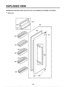 Section 2 parts for Lg Refrigerator LSC27950SW / ASWCLGA from AppliancePartsPros.com