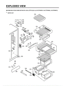 Section 4 parts for Lg Refrigerator LSC27950SB / AWBCLGA from AppliancePartsPros.com