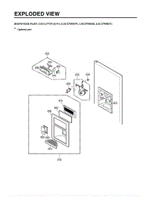 Section 7 parts for Lg Refrigerator LSC27950SB / AWBCLGA from AppliancePartsPros.com