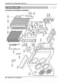 Section 2 parts for Lg Air Conditioner LM360CE / AMBAEUS from AppliancePartsPros.com