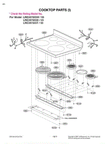 Section 3 parts for Lg Range LRE30755SW / AW2LLGA from AppliancePartsPros.com