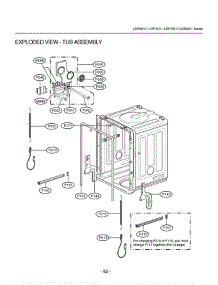 Section 2 parts for Lg Dishwasher LDS5811BB / ABPEEUS from AppliancePartsPros.com