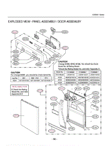 Section 4 parts for Lg Dishwasher LDS5811ST / ASTEEUS from AppliancePartsPros.com