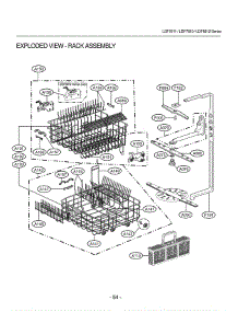 Section 3 parts for Lg Dishwasher LDF8812ST / ASTEEUS from AppliancePartsPros.com