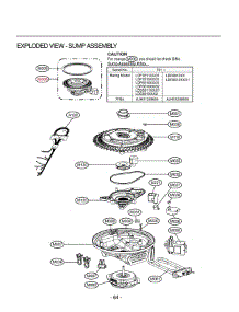Section 5 parts for Lg Dishwasher LDF8812ST / ASTEEUS from AppliancePartsPros.com