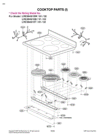 Section 3 parts for Lg Range LRE30451SB / ABKELGA from AppliancePartsPros.com