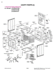 Section 5 parts for Lg Range LRE30451ST / ASTELGA from AppliancePartsPros.com