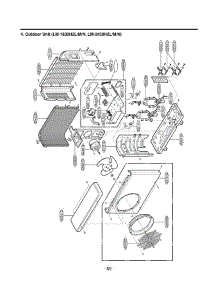 Section 2 parts for Lg Air Conditioner LM-2430H2L / AMB6EUS from AppliancePartsPros.com