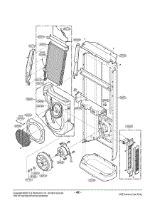 Section 2 parts for Lg Air Conditioner LF300CP / AWHAEUS from AppliancePartsPros.com