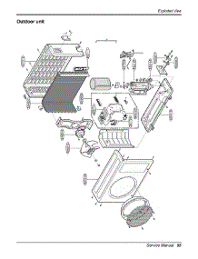 Section 2 parts for Lg Air Conditioner LA090CP / AMTAEUS from AppliancePartsPros.com