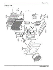 Section 2 parts for Lg Air Conditioner LA120CP / AMTAEUS from AppliancePartsPros.com