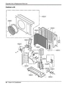 Section 2 parts for Lg Air Conditioner LA141CP / AMRAEUS from AppliancePartsPros.com