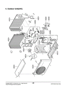 Section 2 parts for Lg Air Conditioner LS-K2430HL / AMB6CND from AppliancePartsPros.com