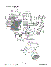Section 2 parts for Lg Air Conditioner LS-L1210CL / AMBCCND from AppliancePartsPros.com