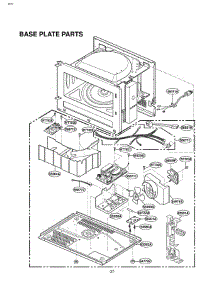 Section 6 parts for Lg Microwave LRMM1430SB / ABKELGA from AppliancePartsPros.com