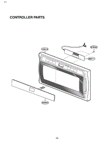 Section 2 parts for Lg Microwave LRMM1430SW / AWHELGA from AppliancePartsPros.com