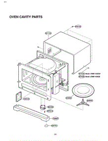 Section 3 parts for Lg Microwave LRMM1430SW / AWHELGA from AppliancePartsPros.com