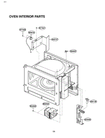 Section 5 parts for Lg Microwave LRMM1430SW / AWHELGA from AppliancePartsPros.com