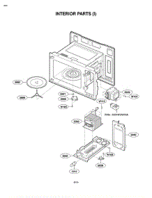 Section 5 parts for Lg Microwave LMV1314B / AB1ELGA from AppliancePartsPros.com