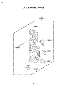Section 4 parts for Lg Microwave MV-1310B / BKEGSE from AppliancePartsPros.com