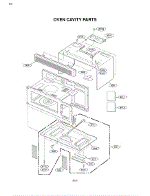 Section 3 parts for Lg Microwave EXV1511BS / AB7EGSE from AppliancePartsPros.com