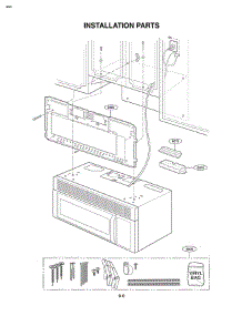 Section 7 parts for Lg Microwave MV-1501W / AWHEGSE from AppliancePartsPros.com
