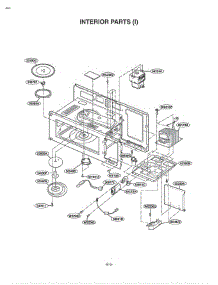 Section 5 parts for Lg Microwave MV-1515B / BKEGSE from AppliancePartsPros.com
