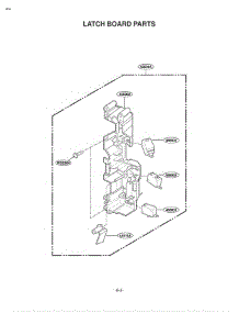 Section 4 parts for Lg Microwave MV-1515W / WHEGSE from AppliancePartsPros.com