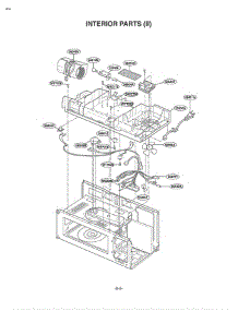 Section 6 parts for Lg Microwave MV-1515W / WHEGSE from AppliancePartsPros.com