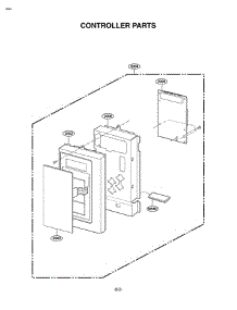 Section 2 parts for Lg Microwave MV-1525B / BKEGSE from AppliancePartsPros.com