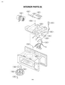 Section 6 parts for Lg Microwave MV1615W / AWHEGSE from AppliancePartsPros.com