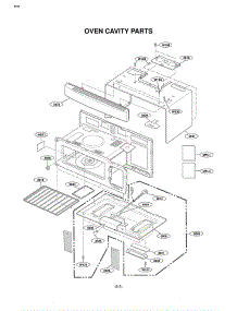 Section 3 parts for Lg Microwave LMV1635SBQ / ABSELGA from AppliancePartsPros.com