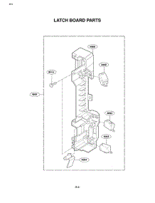 Section 4 parts for Lg Microwave LMV1635SW / AWHELGA from AppliancePartsPros.com
