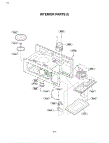 Section 5 parts for Lg Microwave LMV1635SW / AWHELGA from AppliancePartsPros.com
