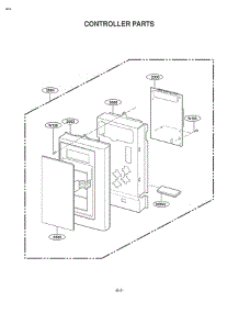 Section 2 parts for Lg Microwave LMV1625B / ABKELGA from AppliancePartsPros.com