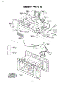 Section 6 parts for Lg Microwave LMV1825SB / ABKELGA from AppliancePartsPros.com