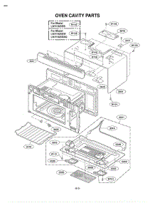 Section 3 parts for Lg Microwave LMV1925SBQ / AB6ELGA from AppliancePartsPros.com