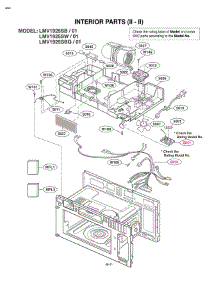 Section 6 parts for Lg Microwave LMV1925SBQ / AB6ELGA from AppliancePartsPros.com