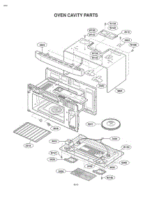 Section 4 parts for Lg Microwave LMVM1945T / ATGELGA from AppliancePartsPros.com