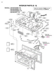 Section 7 parts for Lg Microwave LMVM1935T / AT1ELGA from AppliancePartsPros.com