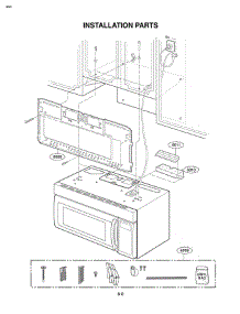 Section 7 parts for Lg Microwave LMV1976ST / ASBELGA from AppliancePartsPros.com