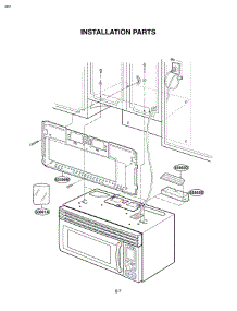 Section 7 parts for Lg Microwave LMV1915NVB / ABKELGA from AppliancePartsPros.com