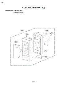 Section 2 parts for Lg Microwave LMV2053SW / AWHELGA from AppliancePartsPros.com